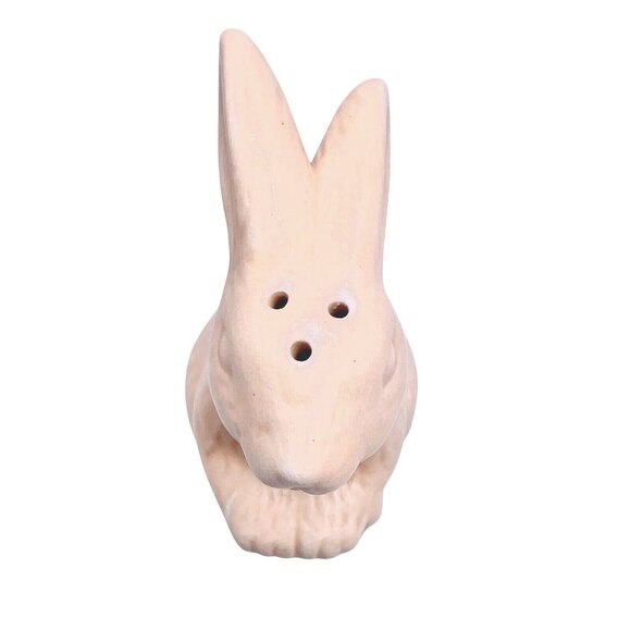 Farmhouse Bunny Rabbit Ceramic Salt & Pepper Shaker Set Spring Easter Grandma - Picture 4 of 7